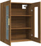 vidaXL - Hangkast - 69,5x34x90 - cm - bruin - eikenkleur
