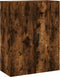 vidaXL - Hangkast - 69,5x34x90 - cm - gerookt - eikenkleurig