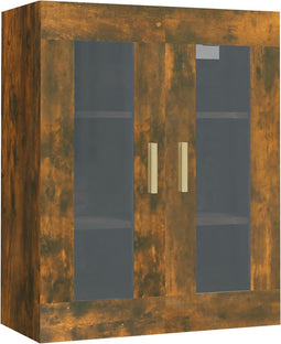 vidaXL - Hangkast - 69,5x34x90 - cm - gerookt - eikenkleurig