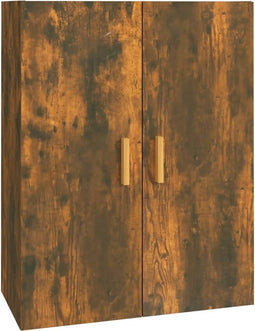 vidaXL - Hangkast - 69,5x34x90 - cm - gerookt - eikenkleurig