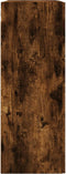 vidaXL - Hangkast - 69,5x34x90 - cm - gerookt - eikenkleurig