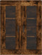 vidaXL - Hangkast - 69,5x34x90 - cm - gerookt - eikenkleurig