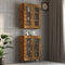 vidaXL - Hangkast - 69,5x34x90 - cm - gerookt - eikenkleurig