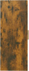 vidaXL - Hangkast - 69,5x34x90 - cm - gerookt - eikenkleurig