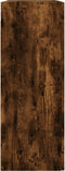vidaXL - Hangkast - 69,5x34x90 - cm - gerookt - eikenkleurig