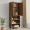 vidaXL - Hangkast - 69,5x34x90 - cm - gerookt - eikenkleurig