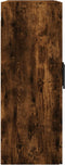 vidaXL - Hangkast - 69,5x34x90 - cm - gerookt - eikenkleurig