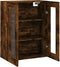 vidaXL - Hangkast - 69,5x34x90 - cm - gerookt - eikenkleurig
