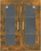 vidaXL - Hangkast - 69,5x34x90 - cm - gerookt - eikenkleurig