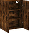 vidaXL - Hangkast - 69,5x34x90 - cm - gerookt - eikenkleurig