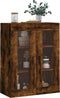 vidaXL - Hangkast - 69,5x34x90 - cm - gerookt - eikenkleurig