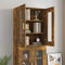 vidaXL - Hangkast - 69,5x34x90 - cm - gerookt - eikenkleurig