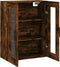 vidaXL - Hangkast - 69,5x34x90 - cm - gerookt - eikenkleurig