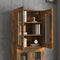 vidaXL - Hangkast - 69,5x34x90 - cm - gerookt - eikenkleurig