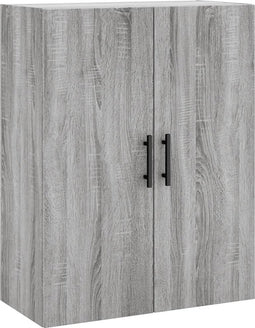 vidaXL - Hangkast - 69,5x34x90 - cm - grijs - sonoma - eikenkleurig