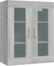vidaXL - Hangkast - 69,5x34x90 - cm - grijs - sonoma - eikenkleurig