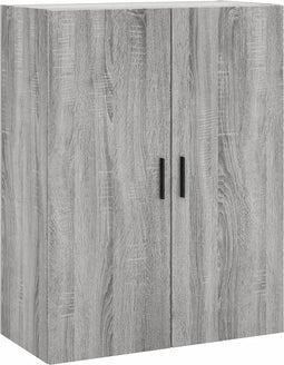 vidaXL - Hangkast - 69,5x34x90 - cm - grijs - sonoma - eikenkleurig