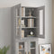 vidaXL - Hangkast - 69,5x34x90 - cm - grijs - sonoma - eikenkleurig