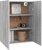 vidaXL - Hangkast - 69,5x34x90 - cm - grijs - sonoma - eikenkleurig
