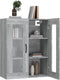 vidaXL - Hangkast - 69,5x34x90 - cm - grijs - sonoma - eikenkleurig