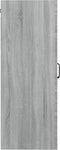 vidaXL - Hangkast - 69,5x34x90 - cm - grijs - sonoma - eikenkleurig