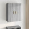 vidaXL - Hangkast - 69,5x34x90 - cm - grijs - sonoma - eikenkleurig