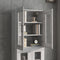 vidaXL - Hangkast - 69,5x34x90 - cm - grijs - sonoma - eikenkleurig