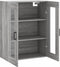 vidaXL - Hangkast - 69,5x34x90 - cm - grijs - sonoma - eikenkleurig
