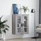 vidaXL - Hangkast - 69,5x34x90 - cm - grijs - sonoma - eikenkleurig