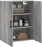 vidaXL - Hangkast - 69,5x34x90 - cm - grijs - sonoma - eikenkleurig