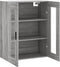 vidaXL - Hangkast - 69,5x34x90 - cm - grijs - sonoma - eikenkleurig