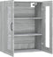 vidaXL - Hangkast - 69,5x34x90 - cm - grijs - sonoma - eikenkleurig