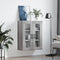 vidaXL - Hangkast - 69,5x34x90 - cm - grijs - sonoma - eikenkleurig
