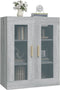 vidaXL - Hangkast - 69,5x34x90 - cm - grijs - sonoma - eikenkleurig