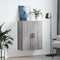 vidaXL - Hangkast - 69,5x34x90 - cm - grijs - sonoma - eikenkleurig