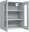 vidaXL - Hangkast - 69,5x34x90 - cm - grijs - sonoma - eikenkleurig