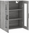vidaXL - Hangkast - 69,5x34x90 - cm - grijs - sonoma - eikenkleurig