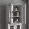 vidaXL - Hangkast - 69,5x34x90 - cm - grijs - sonoma - eikenkleurig