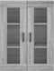 vidaXL - Hangkast - 69,5x34x90 - cm - grijs - sonoma - eikenkleurig
