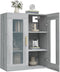 vidaXL - Hangkast - 69,5x34x90 - cm - grijs - sonoma - eikenkleurig