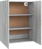 vidaXL - Hangkast - 69,5x34x90 - cm - grijs - sonoma - eikenkleurig