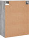 vidaXL - Hangkast - 69,5x34x90 - cm - grijs - sonoma - eikenkleurig