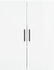 vidaXL - Hangkast - 69,5x34x90 - cm - hoogglans - wit