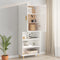 vidaXL - Hangkast - 69,5x34x90 - cm - hoogglans - wit