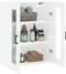 vidaXL - Hangkast - 69,5x34x90 - cm - hoogglans - wit