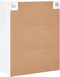 vidaXL - Hangkast - 69,5x34x90 - cm - hoogglans - wit