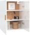 vidaXL - Hangkast - 69,5x34x90 - cm - hoogglans - wit