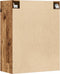 vidaXL - Hangkast - 69,5x34x90 - cm - oud - houtkleurig