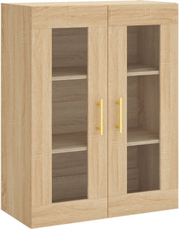 vidaXL - Hangkast - 69,5x34x90 - cm - sonoma - eikenkleurig
