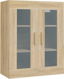 vidaXL - Hangkast - 69,5x34x90 - cm - sonoma - eikenkleurig